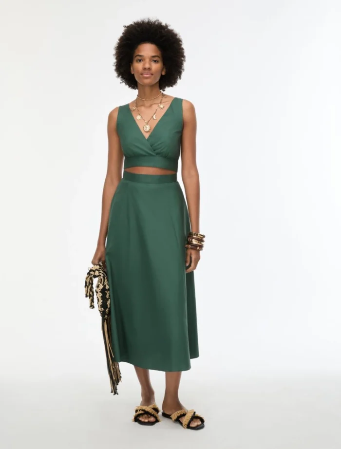 i BLUES Criss-Cross Top Green - Image 5