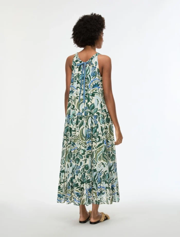 i BLUES Cotton Dress Ecru - Image 4