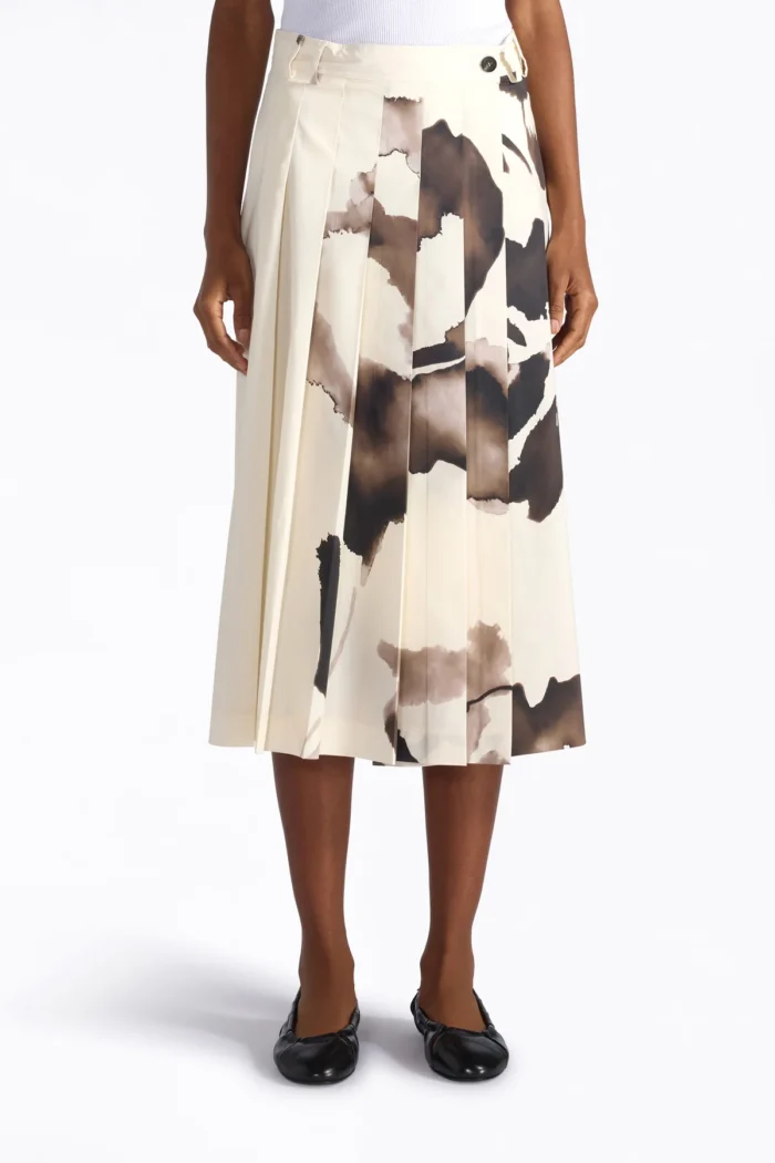 LIVIANA CONTI Cressida skirt Flower pollen /dar chocolate - Image 2