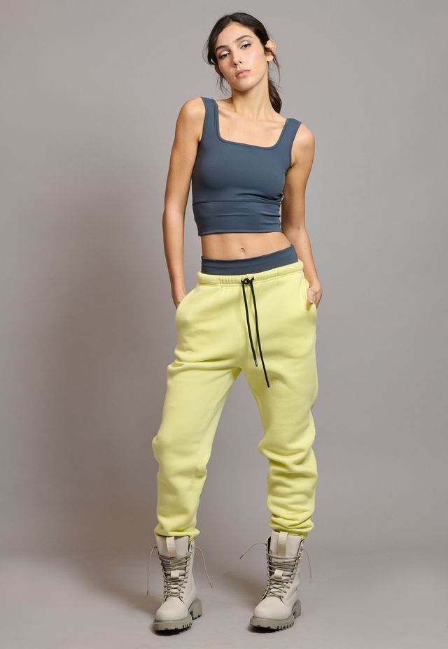 PV0E0yiA COLLECTIVA NOIR Zenfit pants Yellow - Image 1