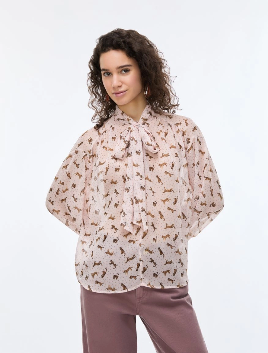 7116216102006-c-iblsecolo_normal i BLUES Oversized blouse Pink - Image 1