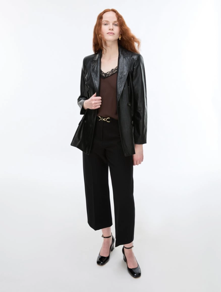 7136026102003-d-iblangizia_normal i BLUES Wite leg trousers Black - Image 1