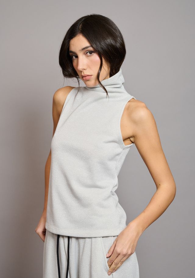 OEF_JczQ COLLECTIVA NOIR Jacey top Grey - Image 1
