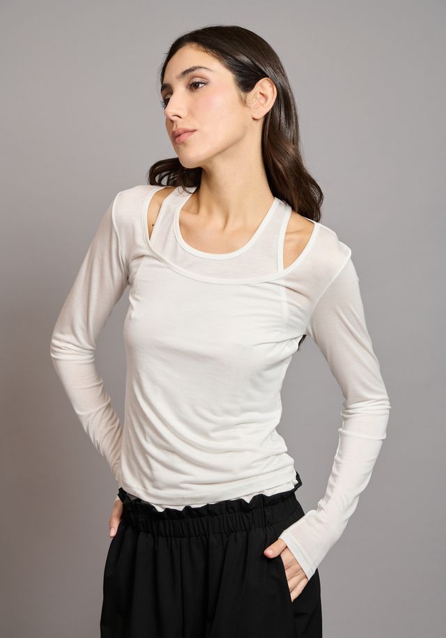 riKpWsXw (1) COLLECTIVA NOIR Double top White - Image 1