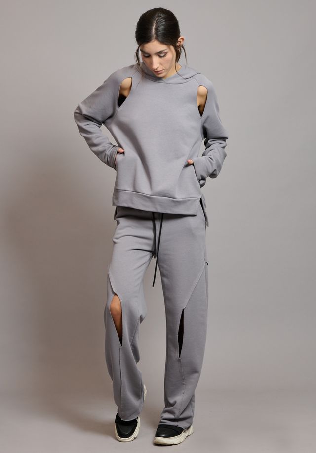 xP_E1-pA COLLECTIVA NOIR Roah pants Grey - Image 1