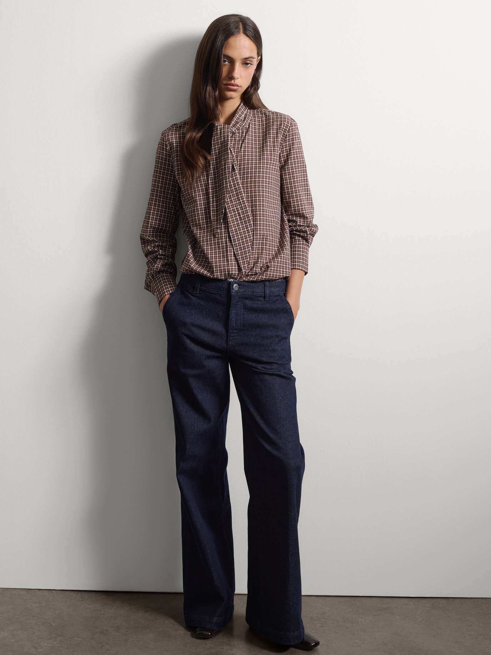 003572042_SL STEFANEL stretch-cotton wide-leg denim jeans Blue - Image 1