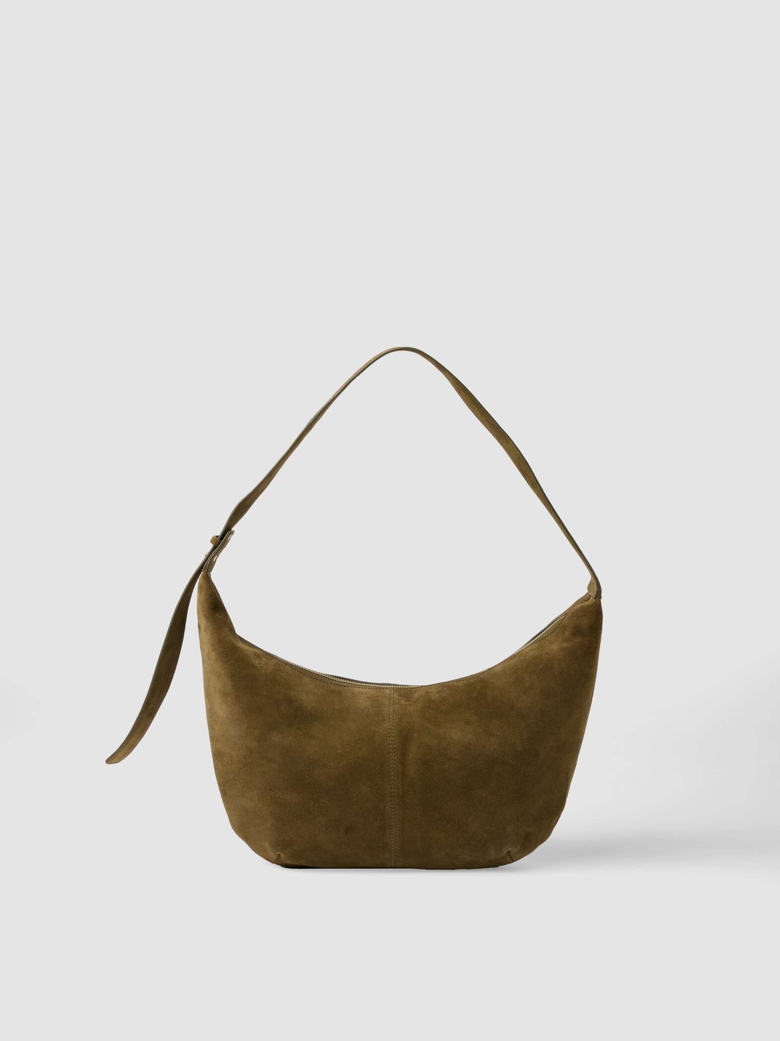 003572791_SFSTILL STEFANEL Genuine leather shoulder bag Green - Image 1