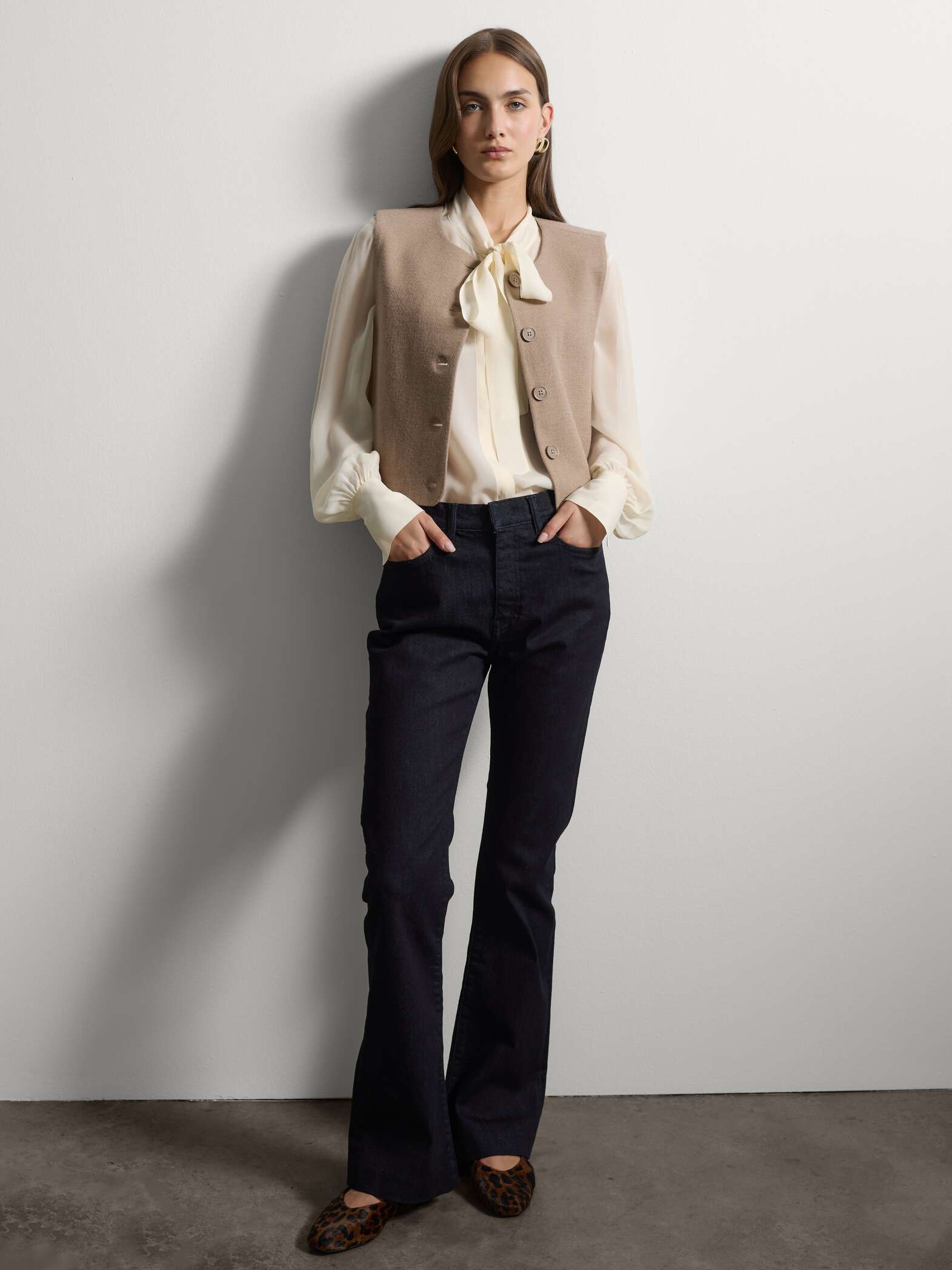 003573096_SL STEFANEL Bootcut denim jeans in stretch cotton Blue - Image 1