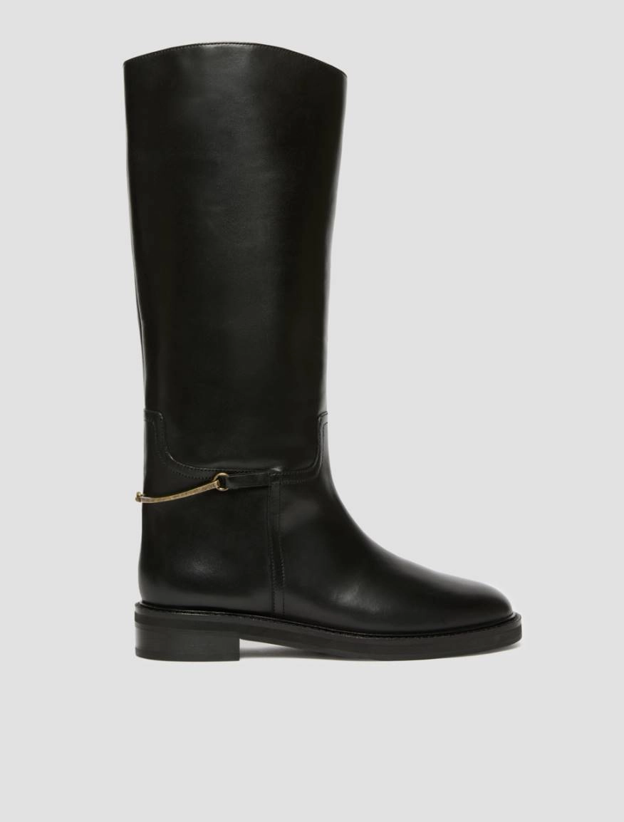 1796056502001-a-pbacapo_normal PENNY BLACK Smooth leather boots Black - Image 1