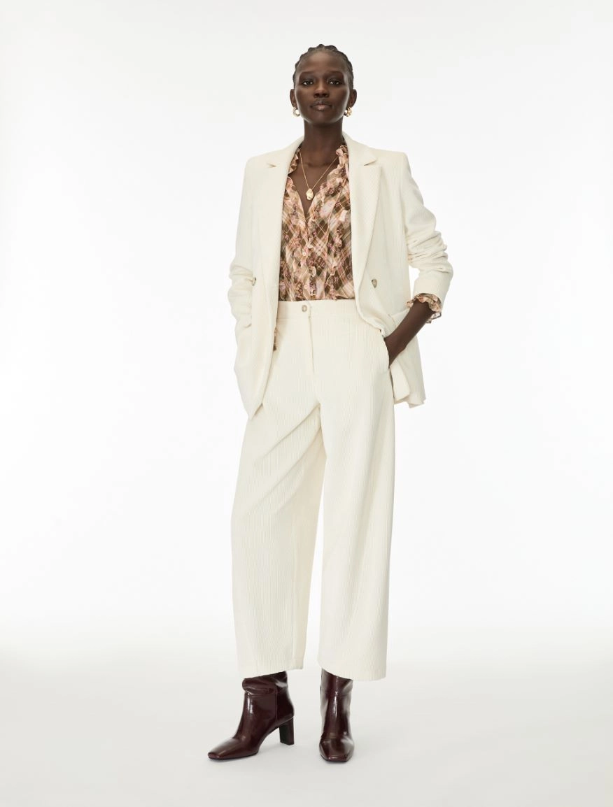 7136146202001-a-iblmagma_normal i BLUES Corduroy trousers Ivory - Image 1
