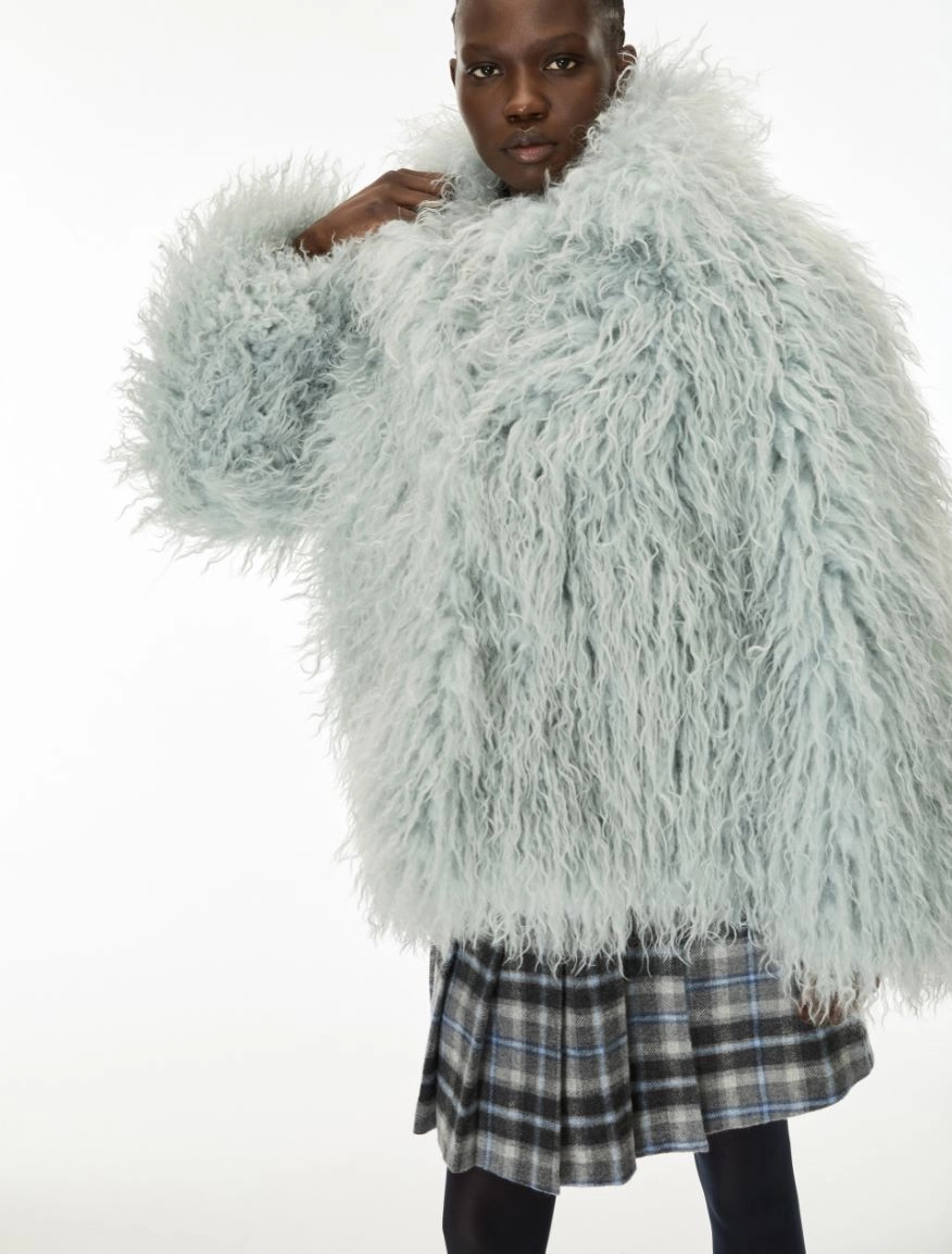 7456016202001-d-iblaguzze_normal i BLUES Plush jacket Light blue - Image 1