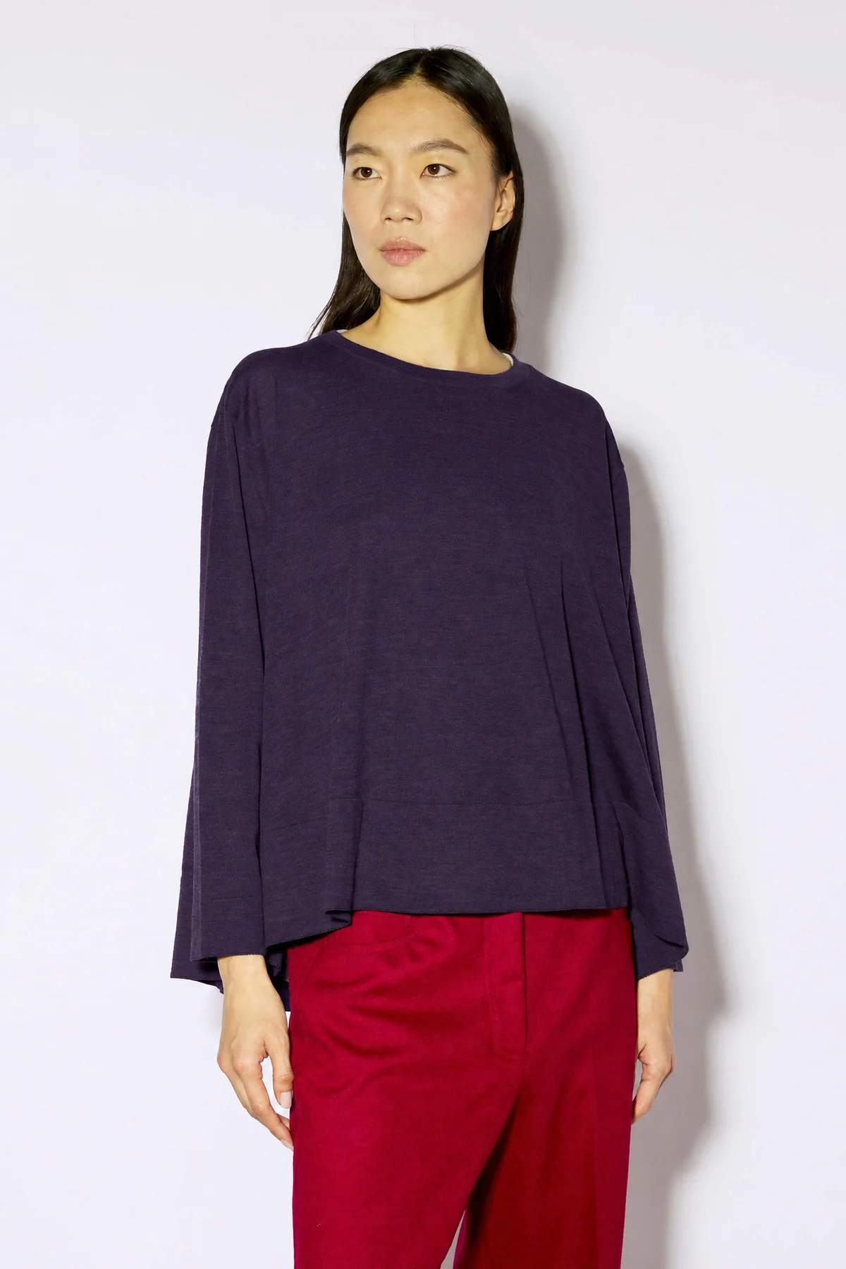 W6FF6WA06J21-0-A LIVIANA CONTI Sweater Blueberry - Image 1