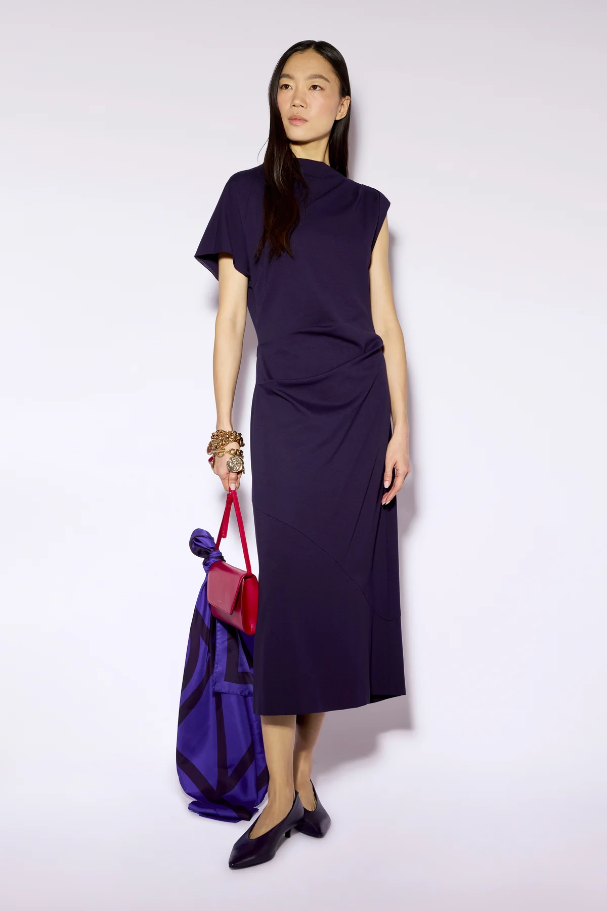 W6FF6WI26J21-0-A-ABITO-RAQUEL_26140e21-c441-4d52-a7d4-813ad716672e LIVIANA CONTI Dress Blueberry - Image 1