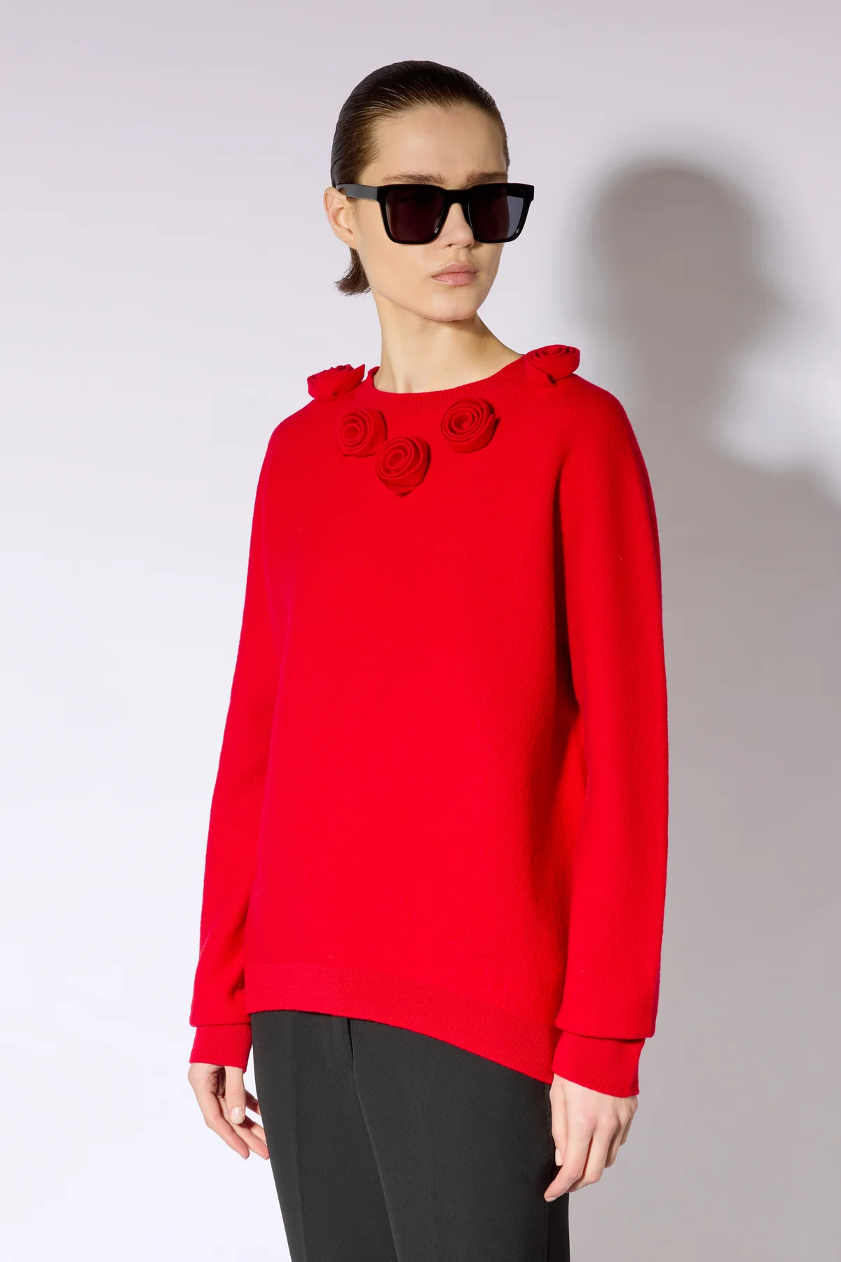 W6LL6WA72D11-1-B_MAGLIA-LARA_d312e4d8-6041-458b-a8ee-3892e9229891 LIVIANA CONTI Sweater Maglia Lara Red - Image 1