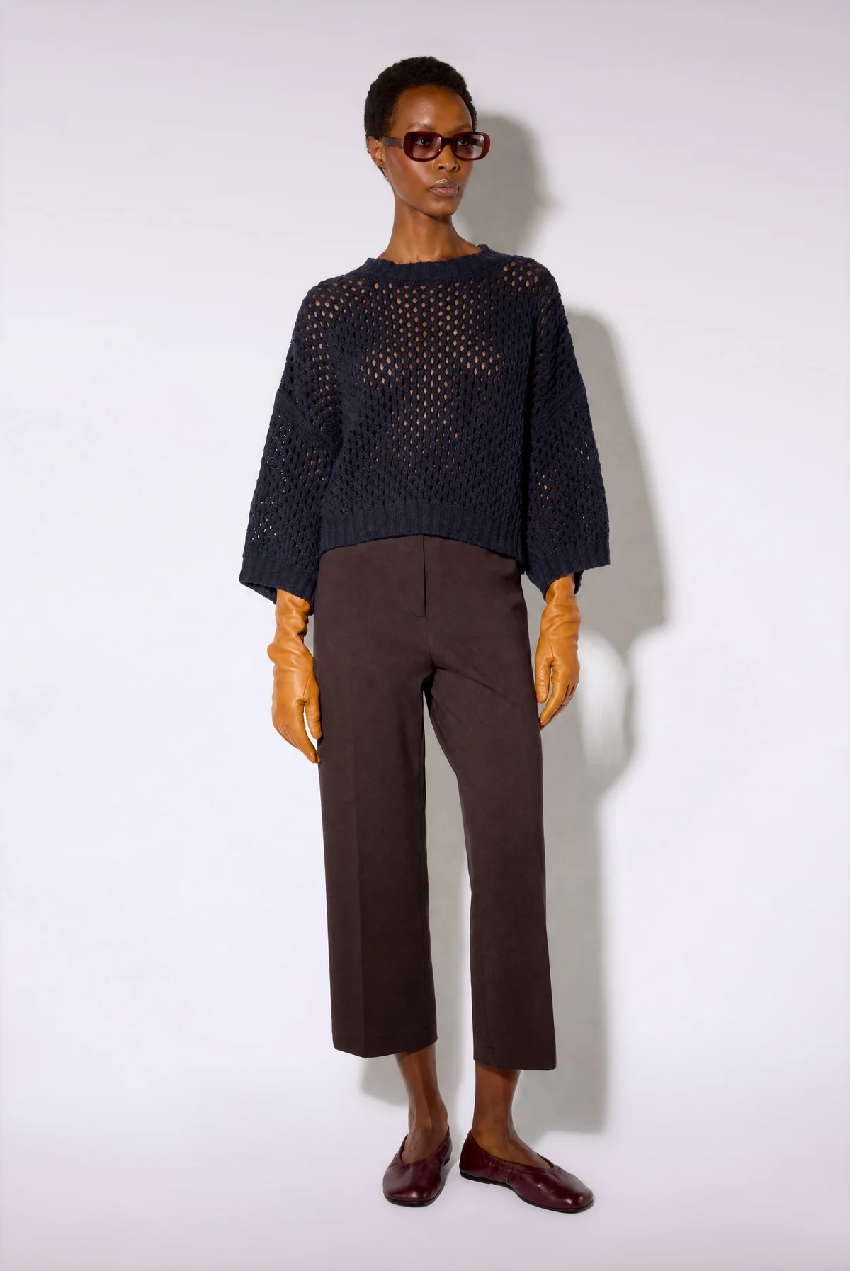 W6LL6WI49U85-0-A LIVIANA CONTI Trousers Brown - Image 1