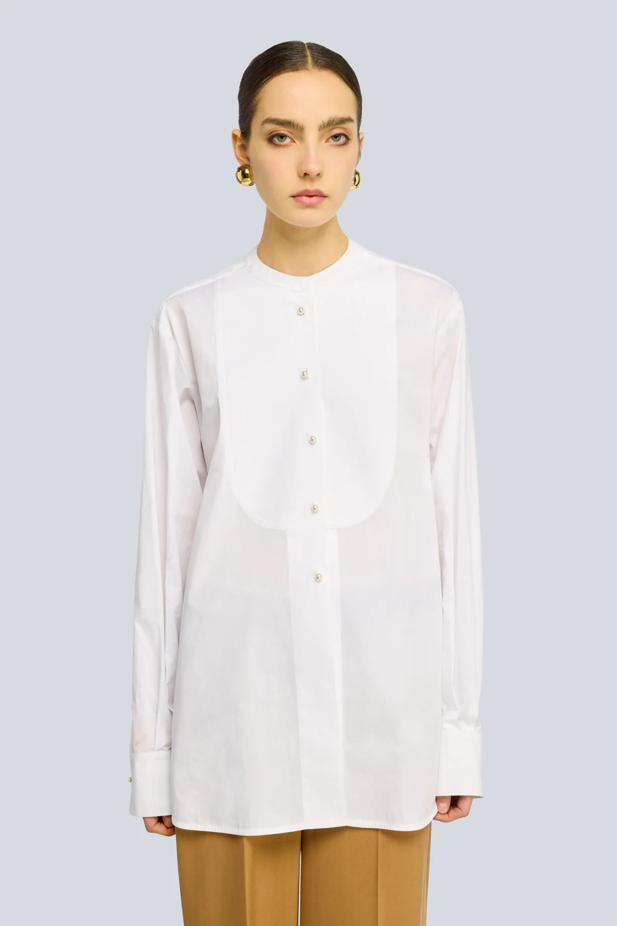 W6YY6WK15A01-0-B_CAMICIA-KILEY SEMICOUTURE Kiley shirt White - Image 1