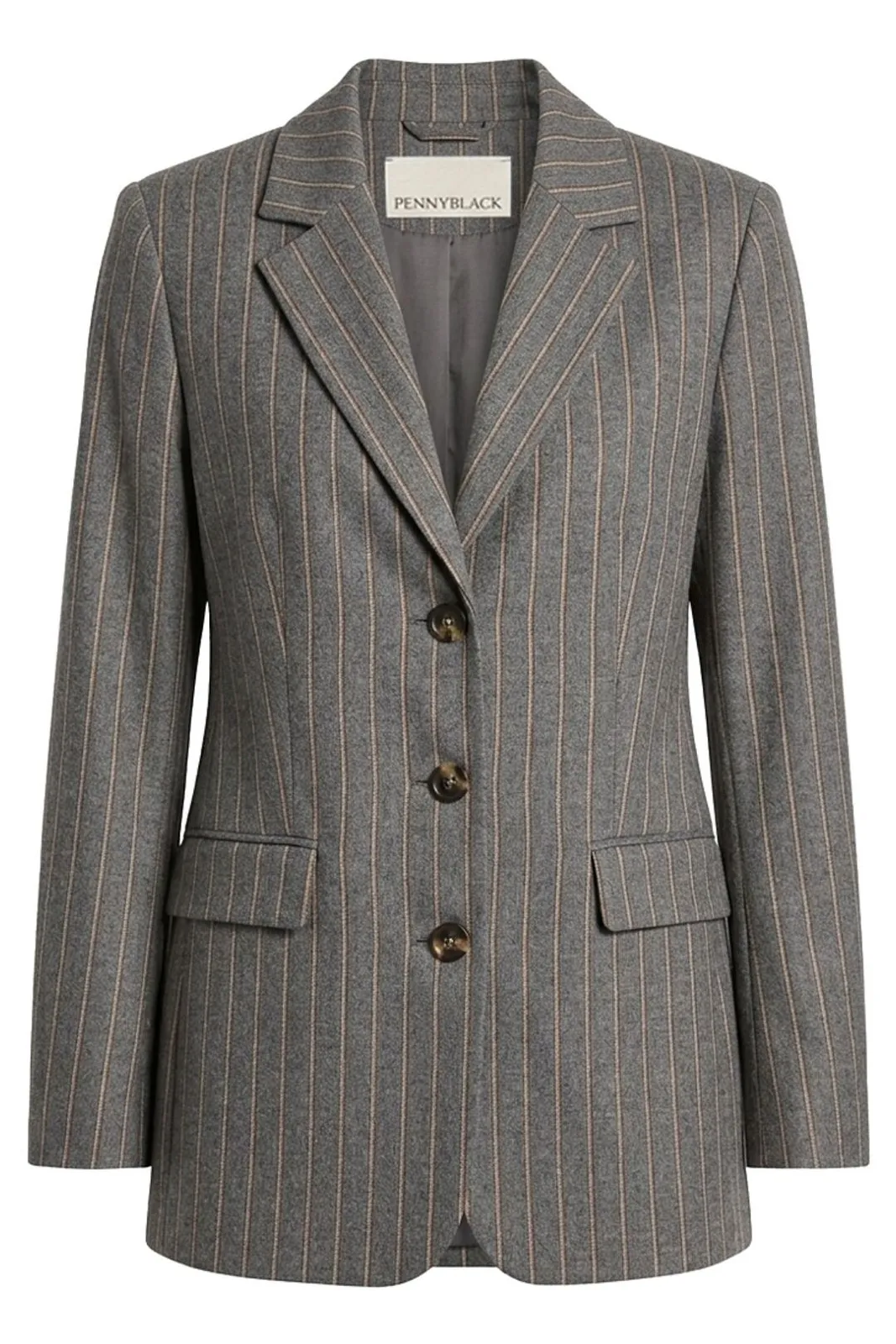 920ff7cae3f2ba80e5b5f9b01f12c91f PENNY BLACK Blazer ponstripe design Grey - Image 1